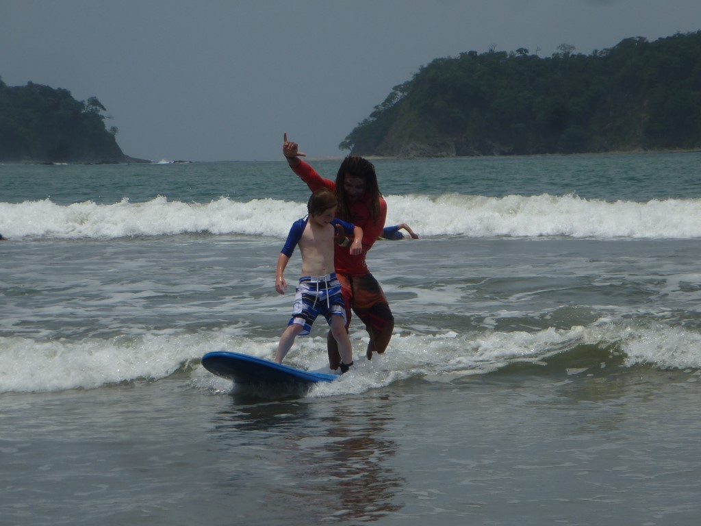 Plage Guanacaste Samara Ostional surf famille